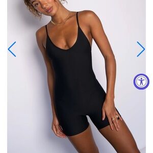 Skatie Black Sleeveless Bodysuit